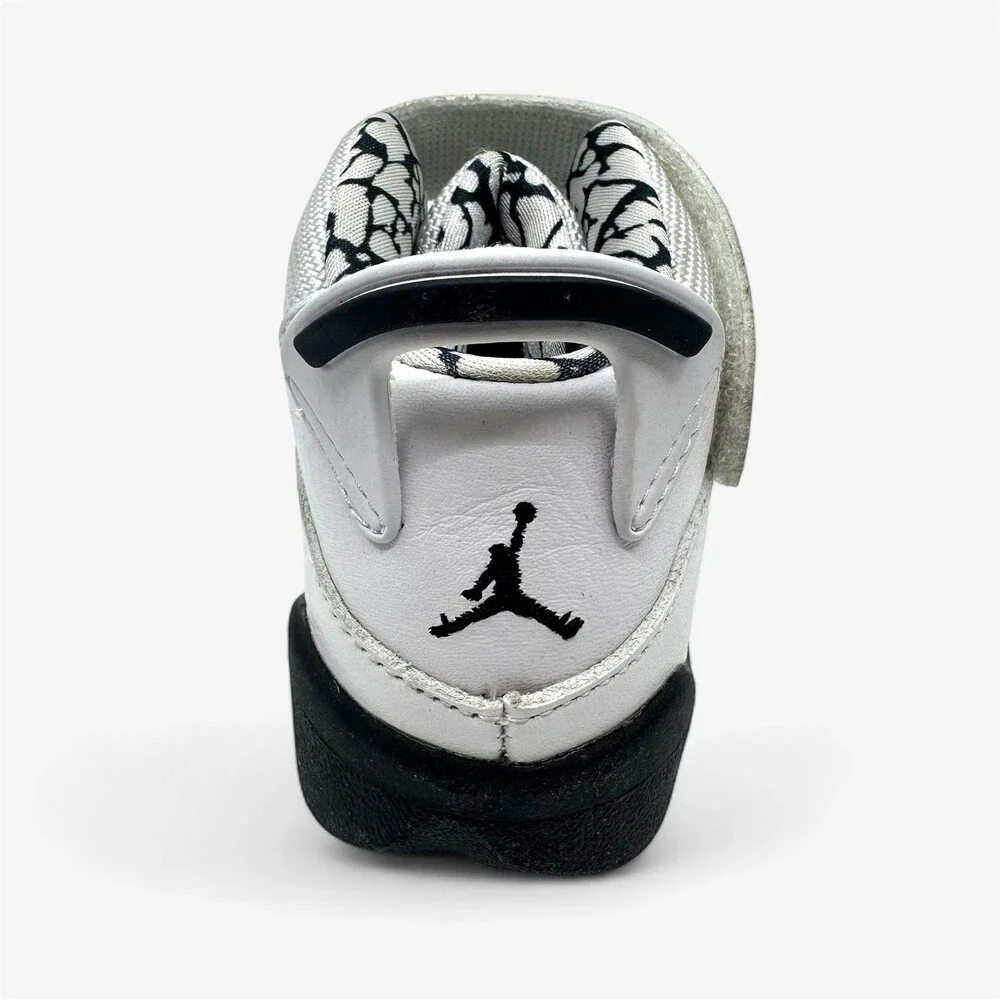 Jordan 6 Rings TD White Black Metallic Gold Baby Toddler Size 9 Sneaker